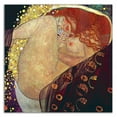 thumbnail image 3 of 14 x 14 Danae 1907-1908 by Gustav Klimt - Wall Art Print on Canvas Fabric Black, 3 of 3