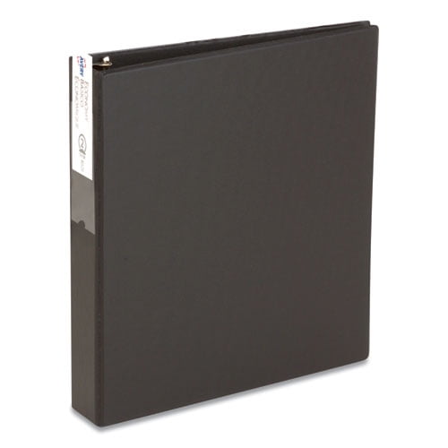"Economy Non-View Binder With Round Rings, 3 Rings, 2"" Capacity, 11 X 8.5, Black, (4501) | Bundle of 10 Each"