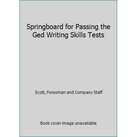 Springboard for Passing the Ged Writing Skills Tests, Used [Paperback]