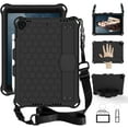 thumbnail image 1 of Kids Case for iPad Mini 6 2021 (8.3 inch, 6th Generation), Kids Friendly Light Weight Non-Toxic EVA Shockproof Case with Pencil Holder, Handle Stand Strap & Shoulder Belt, 1 of 7