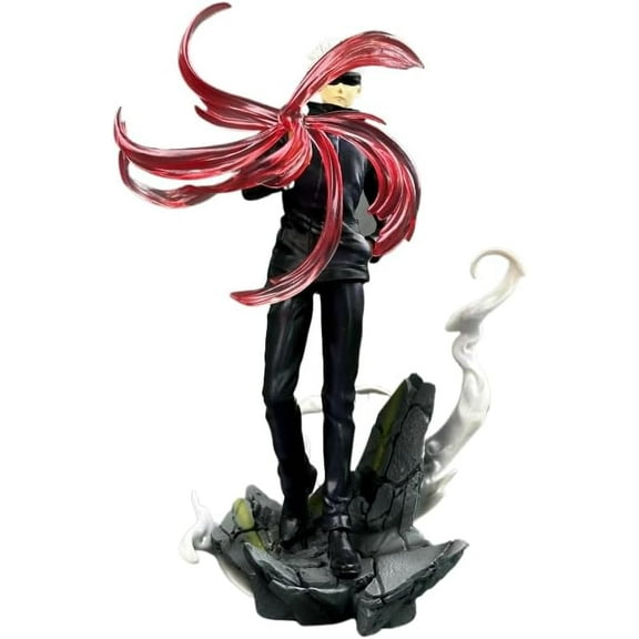 New Gojo Satoru Figure, Battle Gojo Satoru Action Figures 28cm/11inch PVC Anime Cartoon Manga Game Character Model Statue Collectible Craft Gift