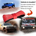 thumbnail image 2 of FlyFlise 15m Winch Rope 7700lb Pull Line Cable Nylon Towing, 2 of 8