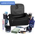 thumbnail image 3 of Neceser grande para hombre, neceser impermeable para colgar, neceser de viaje para maquillaje, para niños, mujeres y hombres, color negro, 3 of 5