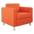 thumbnail image 1 of Pacific Armchair In Tangerine Orange Fabric, 1 of 5