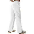 thumbnail image 5 of Diufon Womens Lounge Pants Solid Color Sweatpants Elastic Waist Straight Pants with Pockets, 5 of 7