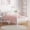 White, variant on SOLLED Full Size Heart Shaped Metal Bed Frame with Headboard and Footboard, Platform Bed with 11.5'' Underbed Storage, No Box Spring Needed, for Bedroom,Pink