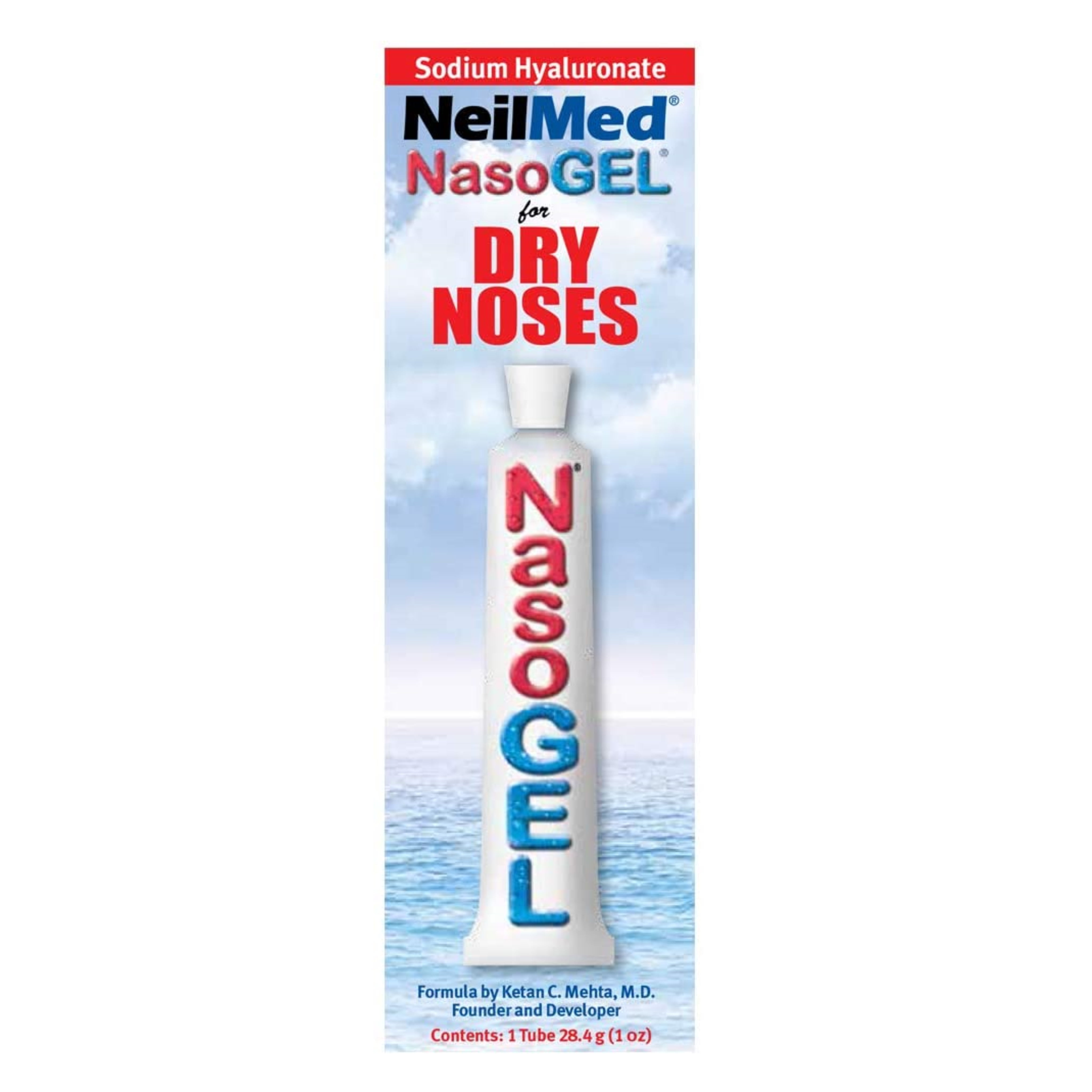 2 Pack - NeilMed NasoGel Saline Gel for Nasal Passages 1oz Each