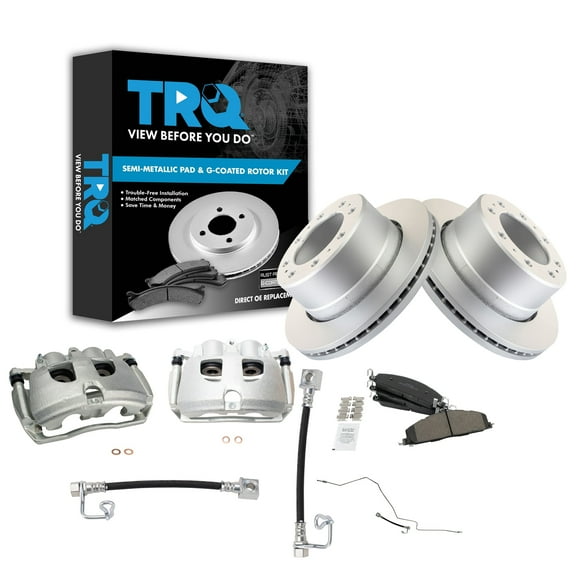TRQ Rear Brake Pad & Rotor Kit BKA33428 Fits Select 2011-2013 Ram 2500 , 2011-2012 Ram 3500 , 2009-2010 Dodge Ram 2500 , 2009-2010 Dodge Ram 3500