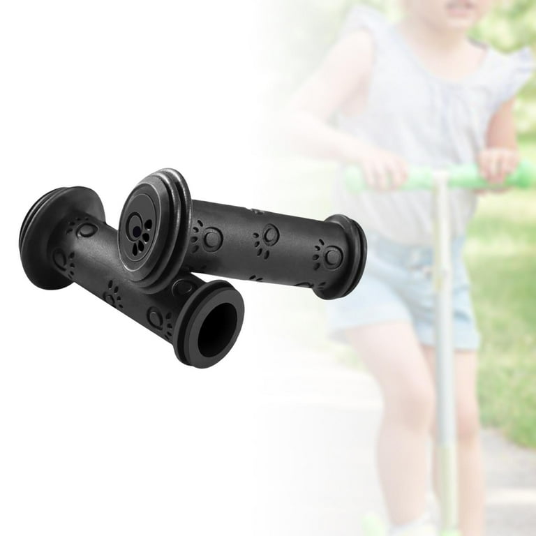 Rubber Bike Handle Grips 0.87in Soft Shorter Replacement Anti Slip