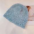 thumbnail image 4 of Crochet Hat for Women Cotton Slouchy Beanie Knitted Handmade Skull Cap for Summer Travel Daily Wear, 4 of 4