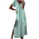 thumbnail image 1 of Vestido de Manga Corta para las Mujeres, Vestido Casual de Manga Corta con Cuello en V Hecha de Poliéster Cómodo para la Fiesta, Vestido Sexy para las Mujeres, 1 of 6