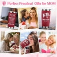 thumbnail image 6 of Gifts for Mom From Daughter Funny Mom Birthday Gifts From Son Gifts for Mothers Day 20oz Best Mom Ever Cup Christmas Presents for Mother From Kids Travel Tumbler With Lid Straw, 6 of 6