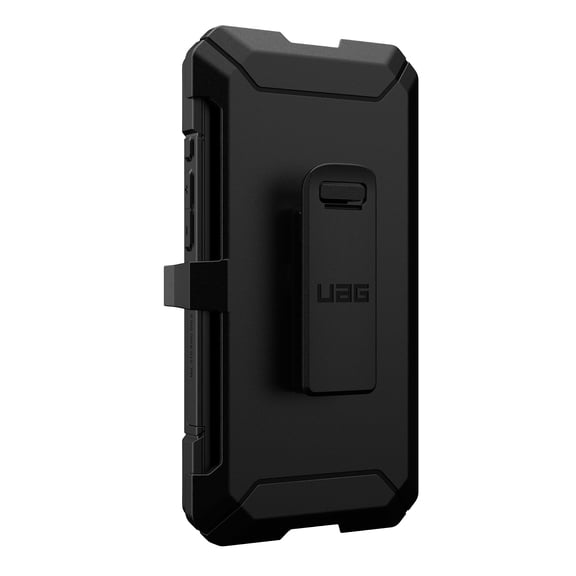UAG Trooper w/ Holster Case for iPhone 18 Pro Max/iPhone 17 Pro Max, Black, MagSafe Compatible, 2-Piece Full Body Case with Port Protection, Impact Absorption, Heavy Duty Protection, Anti-Slip Grip