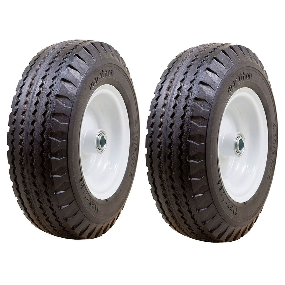 Marathon 4.10/3.506, 3 Inch Centered Hub Replacement Sawtooth Tire (2