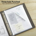 thumbnail image 4 of Staples Poly Zipper Pouch 3-Hole Punched Clear (26190) 862437, 4 of 8