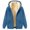 Blue, variant on Cozy Fall Hoodies for Women Oversized Sweatshirt Casual Pullover with Pockets Trendy Autumn Outfits Loungewear Basic