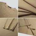thumbnail image 7 of INCERUN Men's Loose Casual Long-sleeve T-shirt Summer Thin Plain Top Shirts, 7 of 7