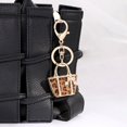thumbnail image 3 of Regalo de la joyería del llavero de las mujeres de la galjanoplastia de la aleación de la forma del bolso de la moda, 3 of 5