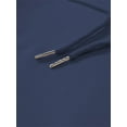 thumbnail image 4 of HXWCHs Men's Hoodie Bestseller Men's Casual Hooded Pullover Sweatshirt Loose Fit Comfortable Autumn Winter Wear with Pocket Navy XXL, 4 of 6