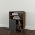 thumbnail image 2 of Nexera Helix 2 Piece Entertainment Set, Truffle and Charcoal Grey, 2 of 7