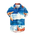 thumbnail image 2 of Xixinqiwan No Boundaries Hawaiian Shirt for Men Short Sleeve Button Down Shirts Beach Tropical Printed Casual Shirts Loose Quick Dry Blouse, 2 of 5