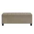 thumbnail image 5 of Ottoman with Storage Bench for Bedroom,Upholstered Faux Leather Bed Bench For Living Room,Bedroom, 5 of 9