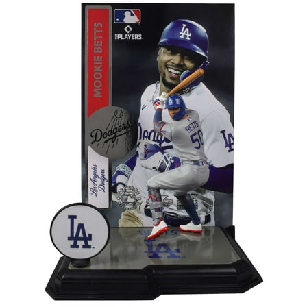 McFarlane MLB Sports Picks Baseball Mookie Betts Posed Figure (Platinum Edition)