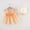 Orange, variant on LoyisViDion Baby Girls Dress Toddler Baby Kids Girls Suspenders Floral Princess Dress Hat Clothes Outfits Purple 1-2 Years