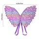 thumbnail image 4 of Conjunto de 2 piezas de disfraz de princesa hada para niñas de Halloween y Navidad con varita de estrella y mariposa de colores para fiesta de disfraces para niños, 4 of 7
