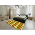 thumbnail image 5 of Ahgly Company Machine Washable Indoor Square Transitional Mahogany Brown Area Rugs, 6' Square, 5 of 7