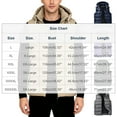 thumbnail image 3 of Busydd Mens Down Vest Solid Color Sleeveless Zipper Fleece Vest for Men Casual Oversized Hooded Mens Vests Outerwear with Pockets 5XL, 3 of 8