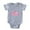 Heather Grey, variant on CafePress - Princess - Cute Infant Baby Football Bodysuit