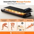 thumbnail image 4 of BEROCA 4-in-1 Portable Treadmill with Foot Massage, 3HP Foldable Treadmill with Incline Handle, Under Desk Small Treadmill For Home Office with Remote Control LED Display, 4 of 9