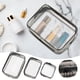 thumbnail image 1 of Bolsa de maquillaje transparente de PVC - Bolsa portátil para lavar para viaje, 3 tamaños (S/M/L), RESISTENTE AL AGUA Y MULTIFUNCIONAL, 1 of 2
