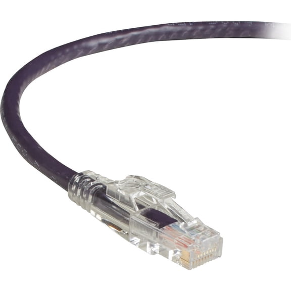 Black Box 7ft Cat.6 Snagless UTP Network Patch Cable Violet C6PC70VT07