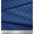 thumbnail image 2 of Soimoi Poly Georgette Fabric Triangle Shirting Print Sewing Fabric Yard 52 Inch Wide, 2 of 3