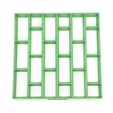 Front Yard Brick Patio 50x50x26cm Brick Model Path Maker Mould, Paving Mold Pavement Street Garden Yard Road Floor DIY ()