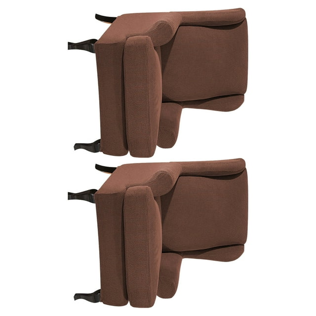 Decodeary 2pcs/set Soft Comfortable Cushion Cover Seating Experience Effective Protection coffee