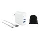 thumbnail image 1 of Cargador de pared Anker PowerPort de 24 W y 2 puertos con tecnología PowerIQ, 1 of 7