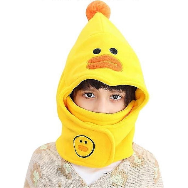 1 pcs Duck 4-12 years for children Balaclava Fleece Thick Warm in Win, kids balaclava