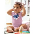 thumbnail image 2 of American Heart 4Th Of July Bodysuit Infant -Image by Shutterstock,  6 Months, 2 of 4