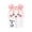 Kani, variant on Adorable Chiikawa Plush Keychain 4.7 inches, Rakko Plush Toy Holding Strawberry, Cute Anime Doll Pendant, Soft Stuffed Toy Backpack Bag Decoration, Ideal Birthday Gift for Fans & Kids
