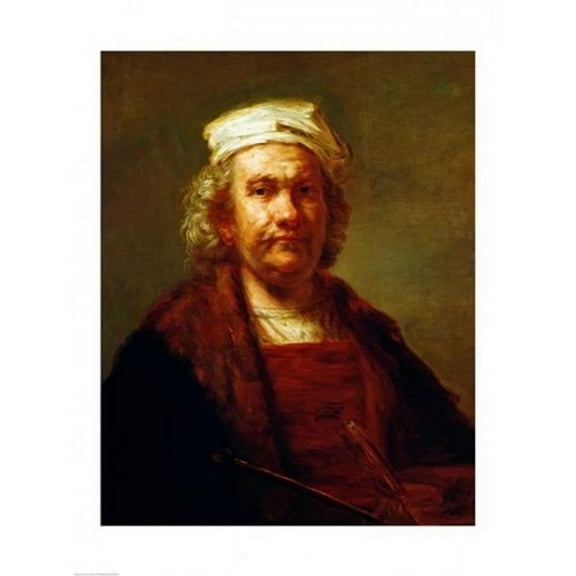 Self Portrait C.1660 Poster Print by Rembrandt Van Rijn - 18 x 24 in.