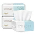 thumbnail image 2 of Facial Towel,70Count Face Wipes Makeup Remover Cloth,Bulk Disposable Biodegradable Ultra-Soft & Lint-Free,Unscented All-purpose Washcloth for Travel,Skincare & Personal Cleansing 20x20Cm, 2 of 8