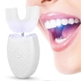 thumbnail image 1 of U-Shaped Adult Toothbrush,Electric Sonic Toothbrush (White), 1 of 4