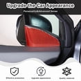 thumbnail image 2 of TINKI 2PCS Front Door Inner Window A-Pillar Cover Trim for Honda Pilot 2016-2022/ Ridgeline 2017-2023/ Passport 2019-2023, Soft Carbon Fiber Automotive Door Panels Guard Sticker Accessories, 2 of 7