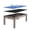 Black-3-in-1 style, variant on 7FT Pool Table, Billiard Table Complete Set with 2 Cues & Full Balls, Modern Rustic Game Table for Home, Basement, Apartment, Game Room