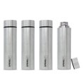 thumbnail image 1 of Eco Neer O2 Silver Stainless Steel Water Bottle 1 Liters Set Of 4 | BPA-free, Leak Proof, 1 of 4