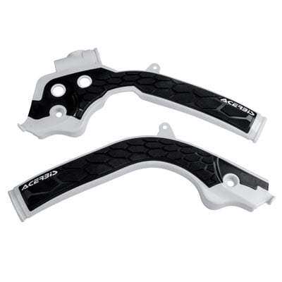 Acerbis X-Grip Frame Guards White/Black for KTM 250 XC-W i (Fuel Injected) 2018