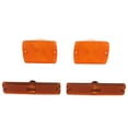 thumbnail image 4 of 4 carcasas de luz de marcador lateral y luz de señal de giro 56001378 de repuesto para Jeep Wrangler YJ Yelllow, 4 of 12